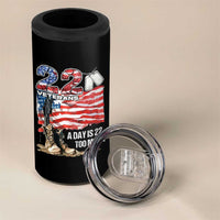 Veteran Suicide Awareness 4 in 1 Can Cooler Tumbler 22 Veterans A Day Too Many PTSD