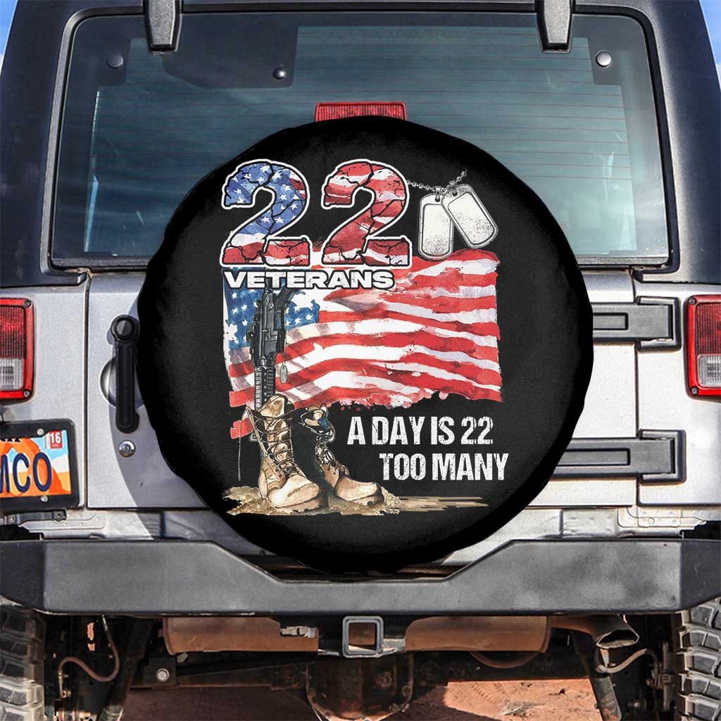 Veteran Suicide Awareness Spare Tire Cover 22 Veterans A Day Too Many PTSD