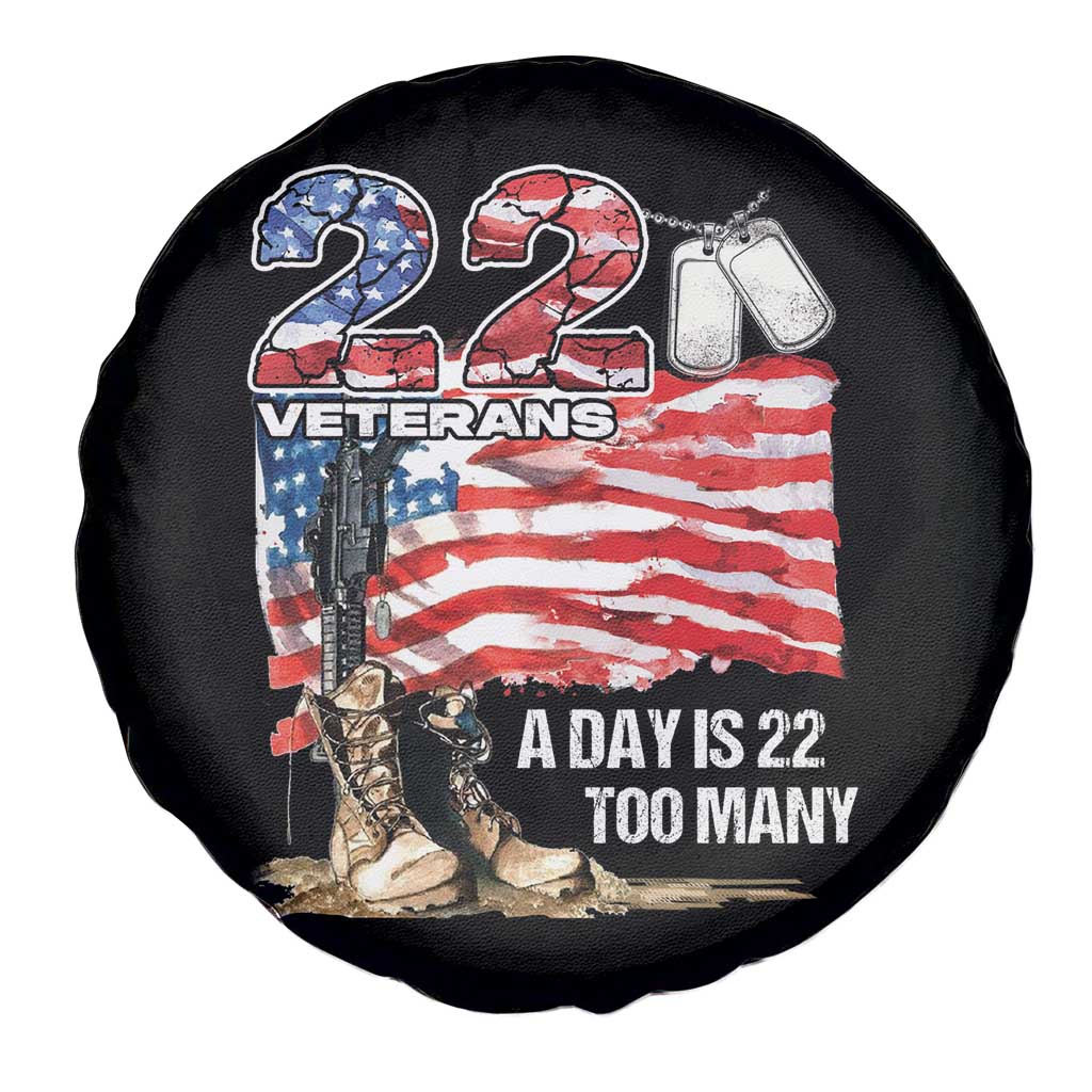 Veteran Suicide Awareness Spare Tire Cover 22 Veterans A Day Too Many PTSD