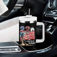 Veteran Suicide Awareness Tumbler With Handle 22 Veterans A Day Too Many PTSD