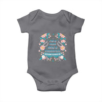 I'm A Mom And A Therapist Baby Onesie Nothing Scares Me