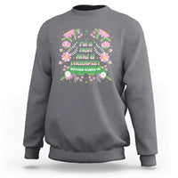 I'm A Mom And A Therapist Nothing Scares Me Sweatshirt