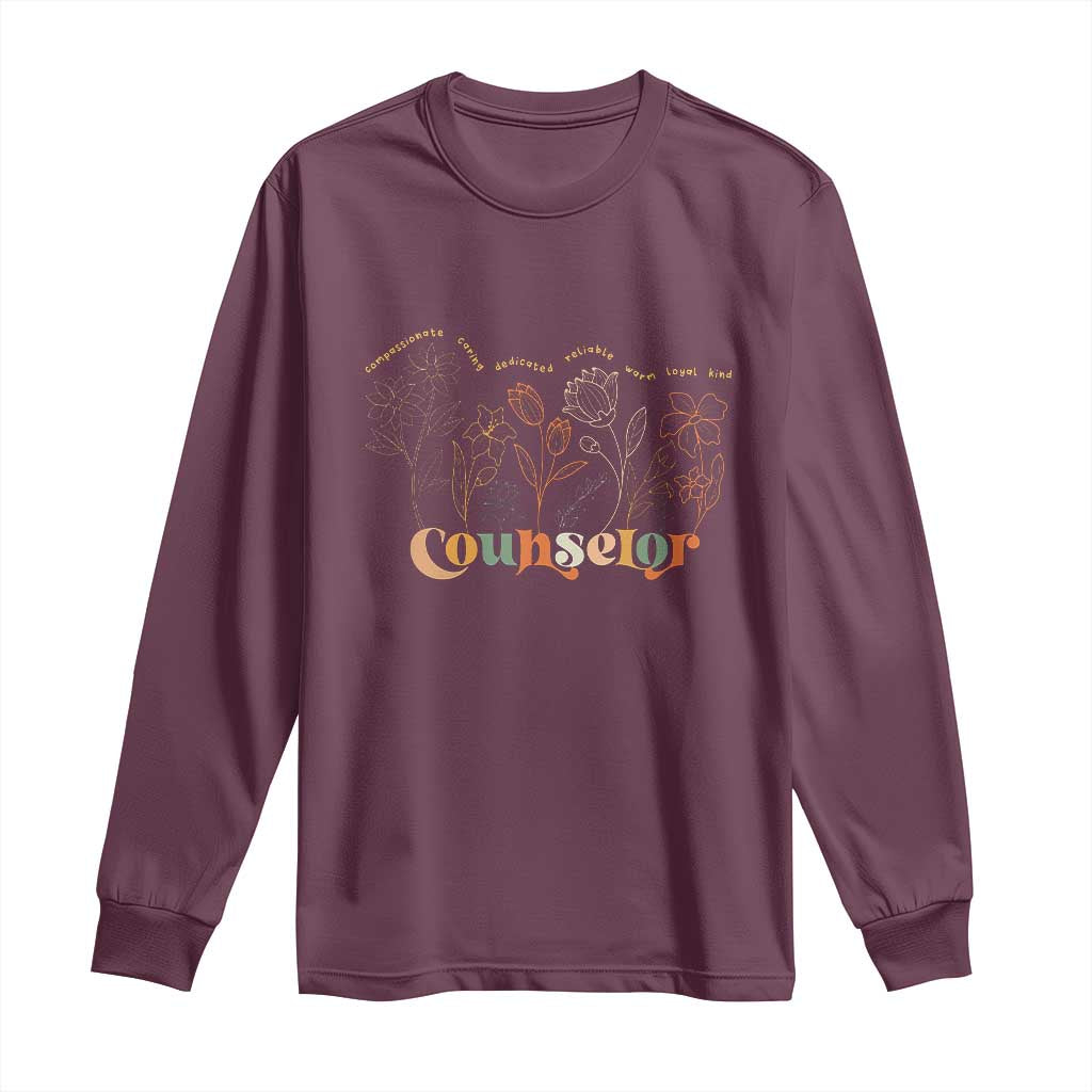 Mental Health School Psychologist Counselor Long Sleeve Shirt