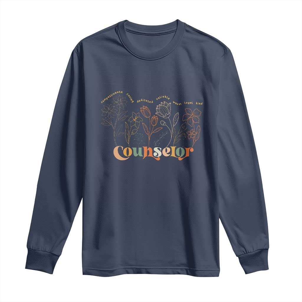 Mental Health School Psychologist Counselor Long Sleeve Shirt