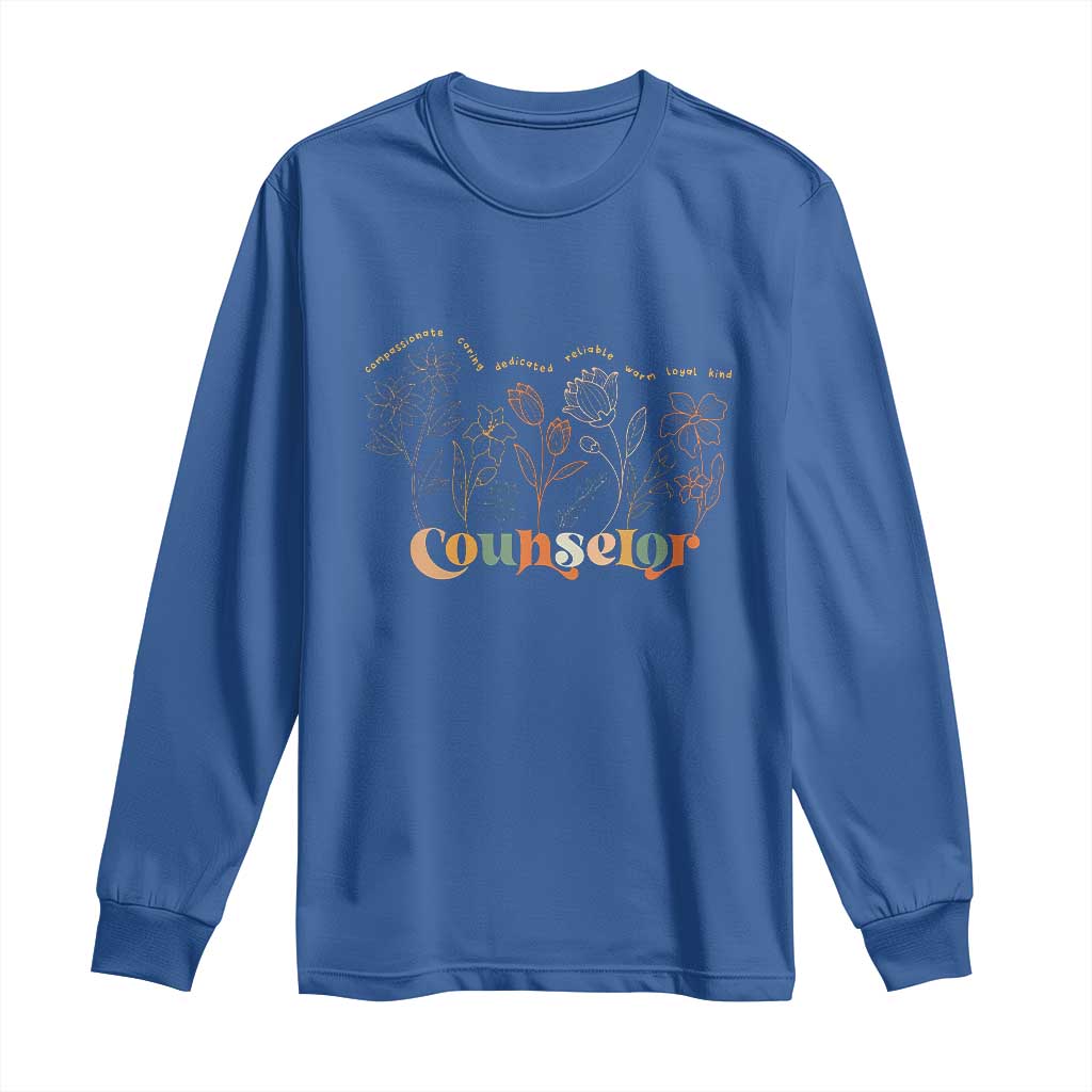 Mental Health School Psychologist Counselor Long Sleeve Shirt