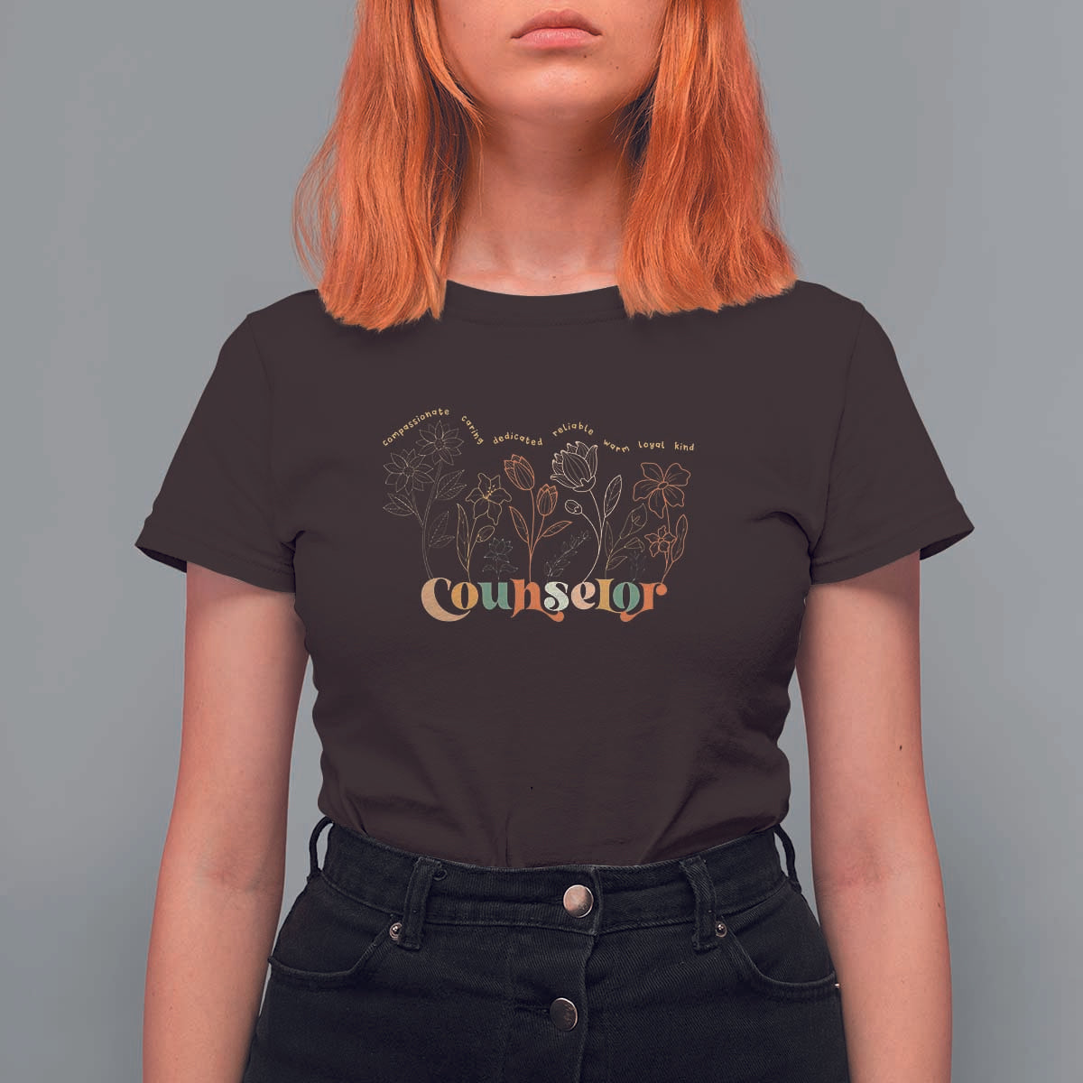 Mental Health School Psychologist Counselor T Shirt For Women
