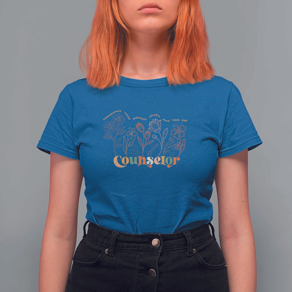 Mental Health School Psychologist Counselor T Shirt For Women