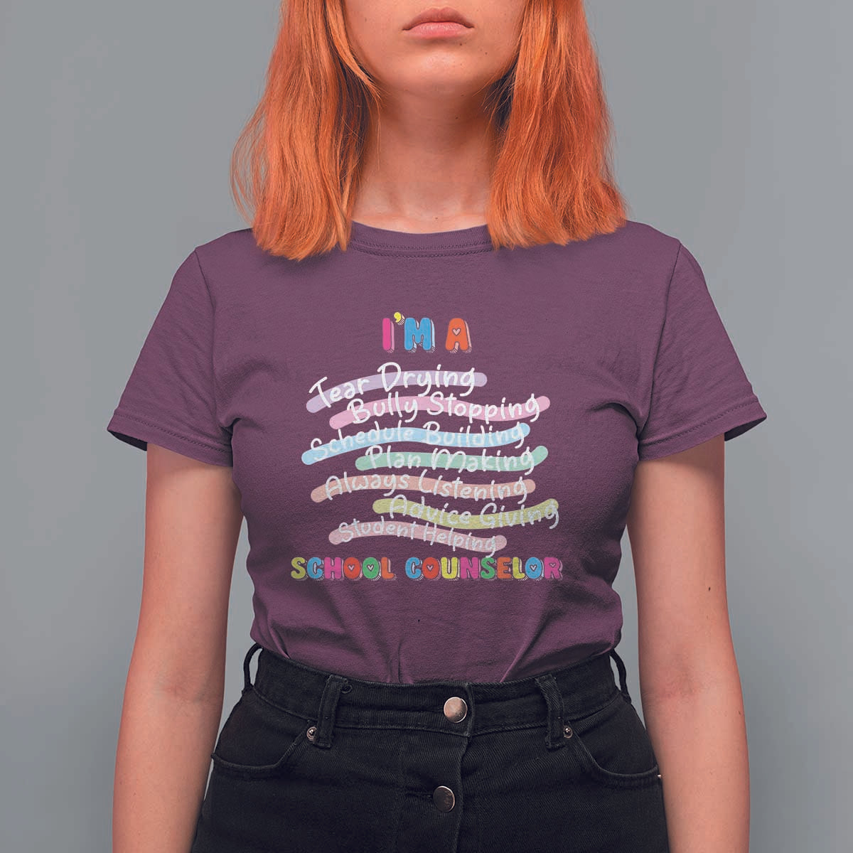 I'm A School Counselor T Shirt For Women School Psychologist