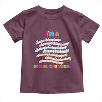 I'm A School Counselor Toddler T Shirt School Psychologist