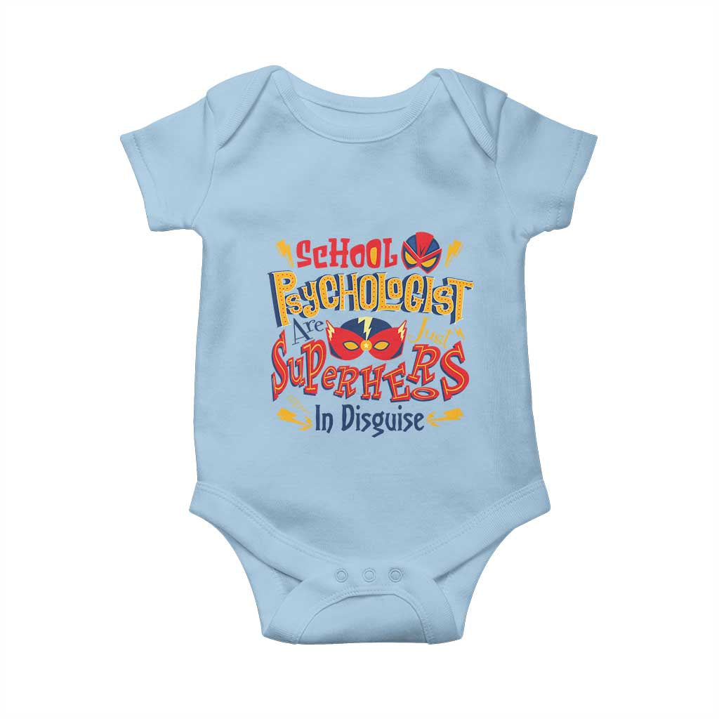 School Psychologist Baby Onesie Are Just Superheroes in Disguise