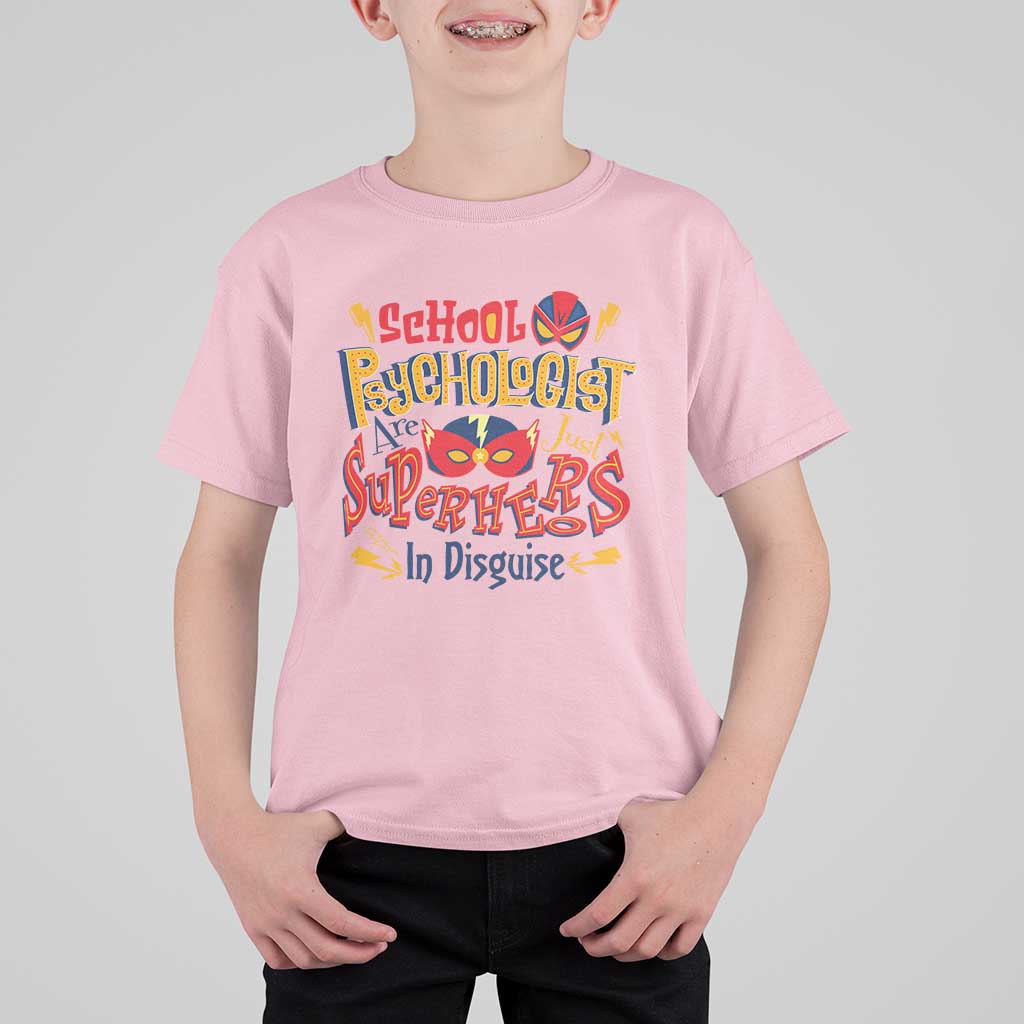 School Psychologist T Shirt For Kid Are Just Superheroes in Disguise