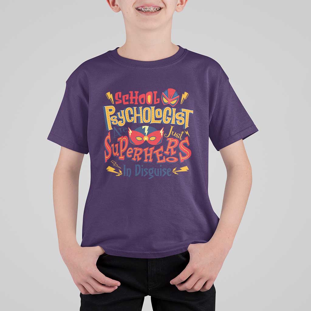 School Psychologist T Shirt For Kid Are Just Superheroes in Disguise