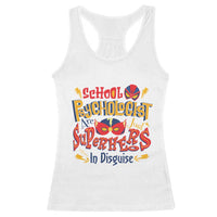 School Psychologist Racerback Tank Top Are Just Superheroes in Disguise