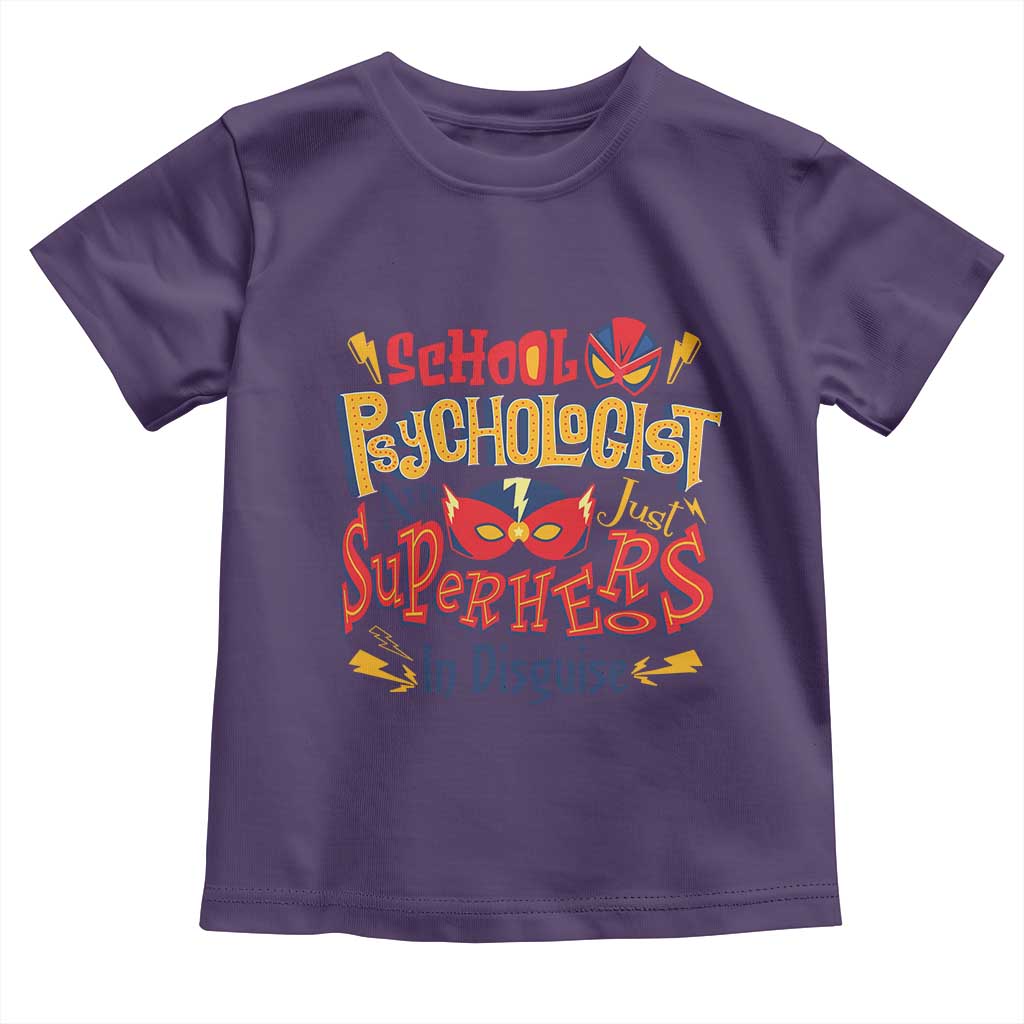School Psychologist Toddler T Shirt Are Just Superheroes in Disguise