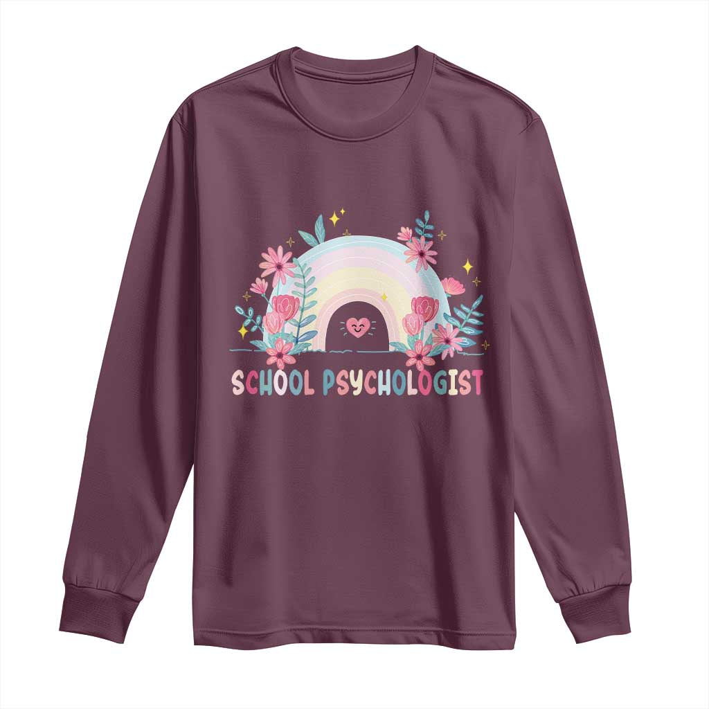 Mental Health School Psychologist Long Sleeve Shirt