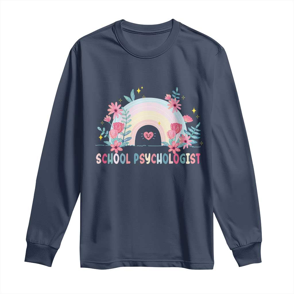 Mental Health School Psychologist Long Sleeve Shirt