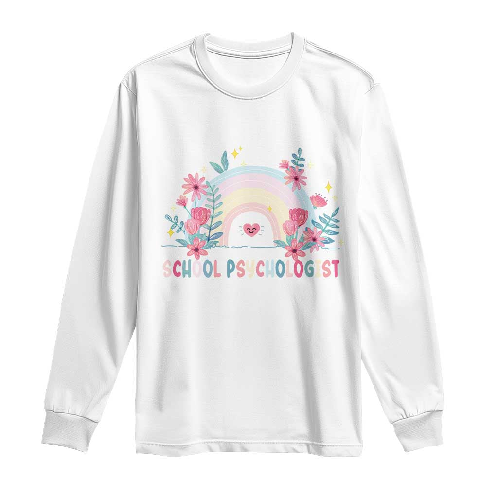 Mental Health School Psychologist Long Sleeve Shirt