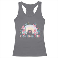 Mental Health School Psychologist Racerback Tank Top