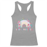 Mental Health School Psychologist Racerback Tank Top