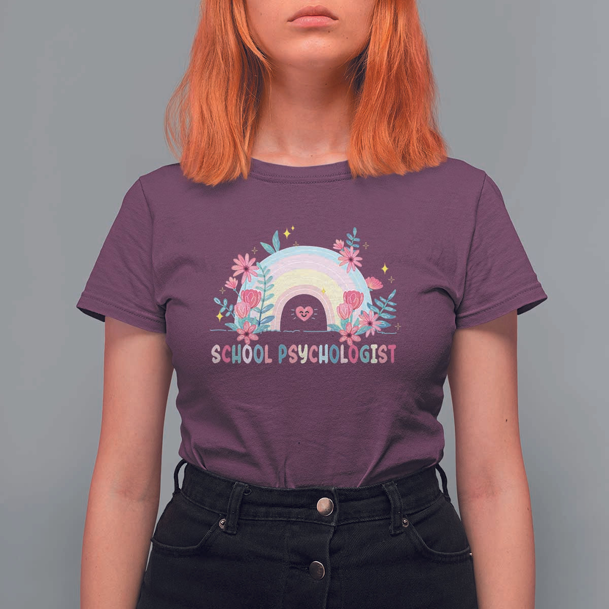 Mental Health School Psychologist T Shirt For Women