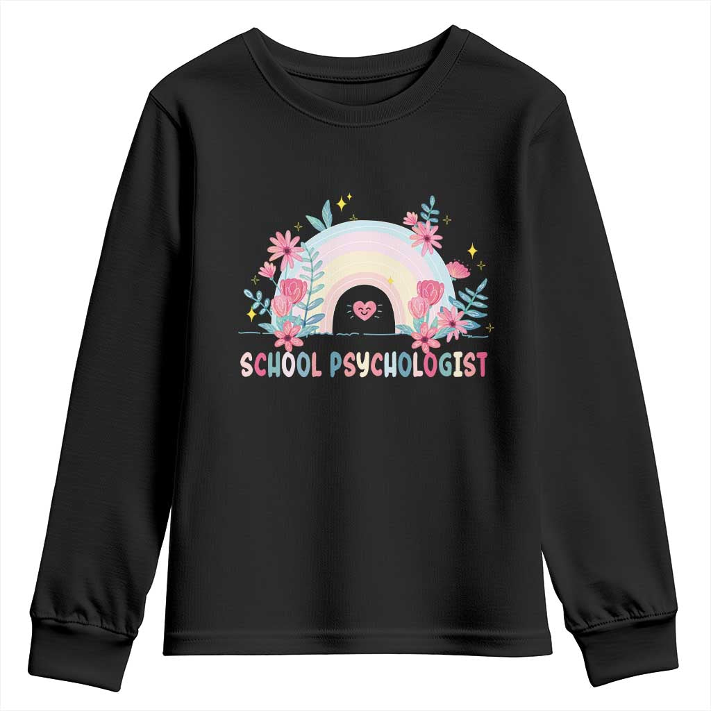 Mental Health School Psychologist Youth Sweatshirt