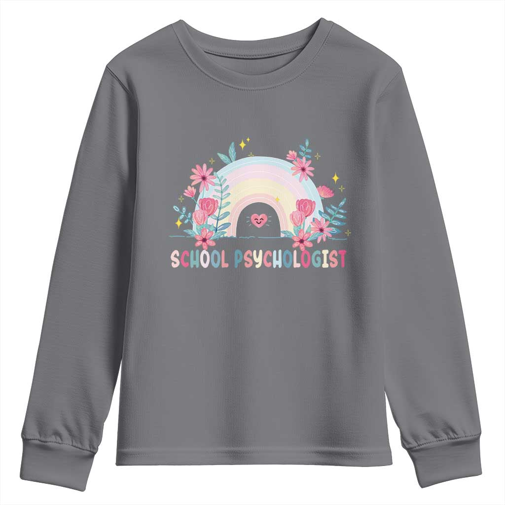 Mental Health School Psychologist Youth Sweatshirt