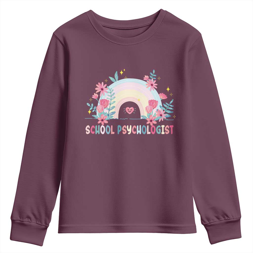 Mental Health School Psychologist Youth Sweatshirt