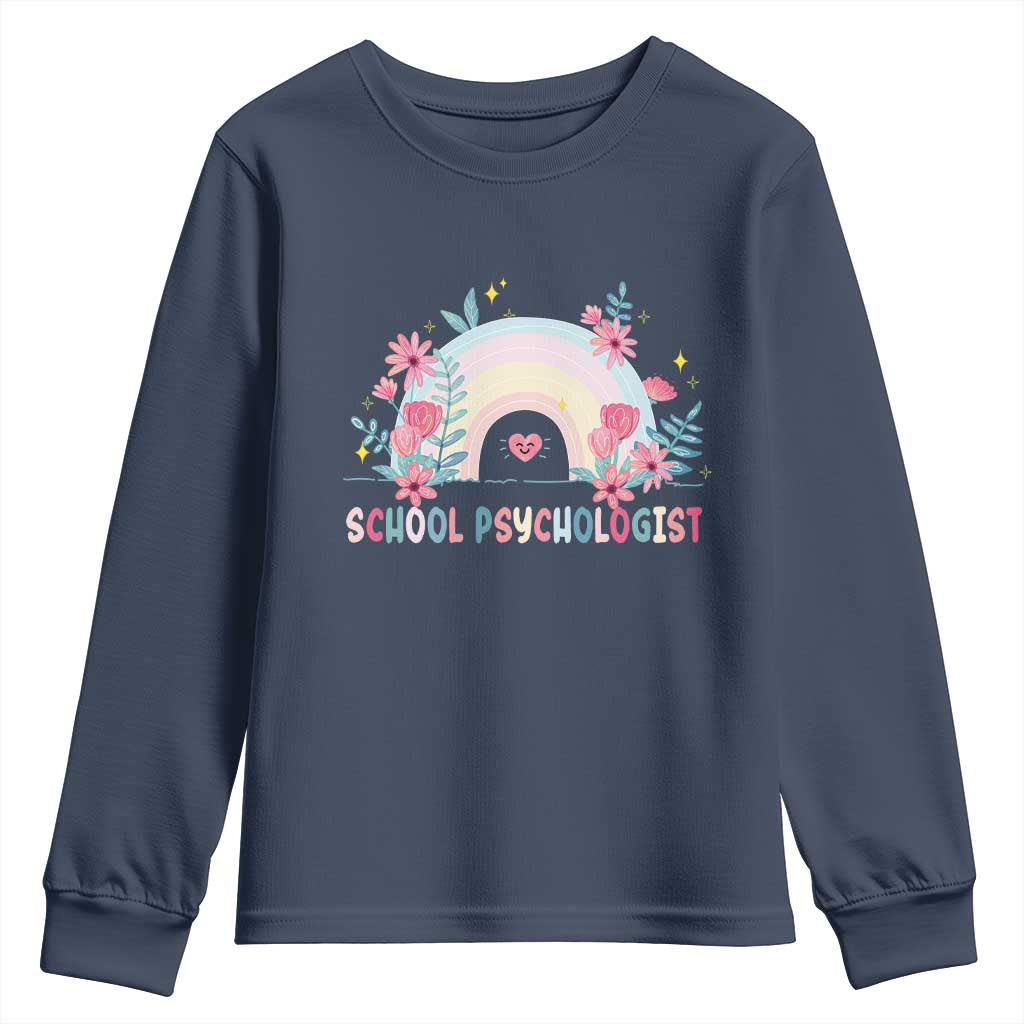 Mental Health School Psychologist Youth Sweatshirt