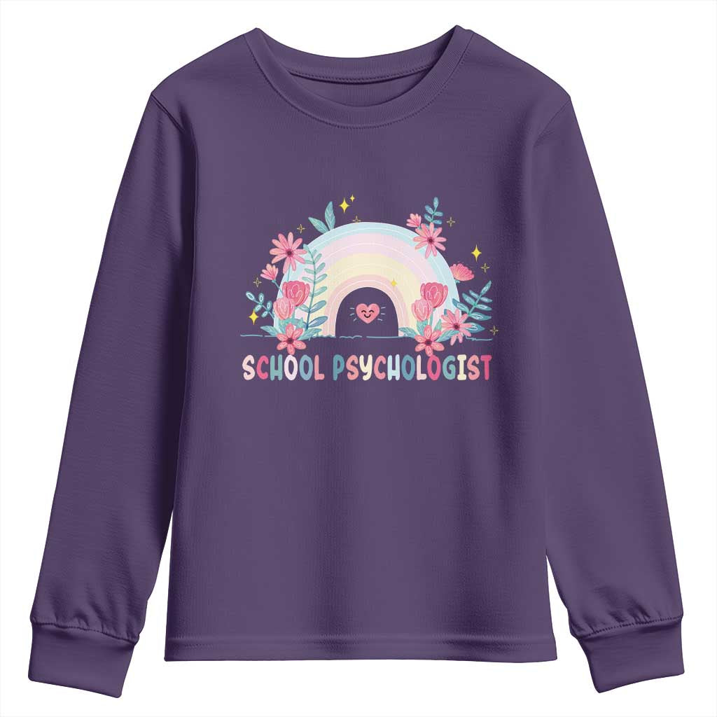 Mental Health School Psychologist Youth Sweatshirt