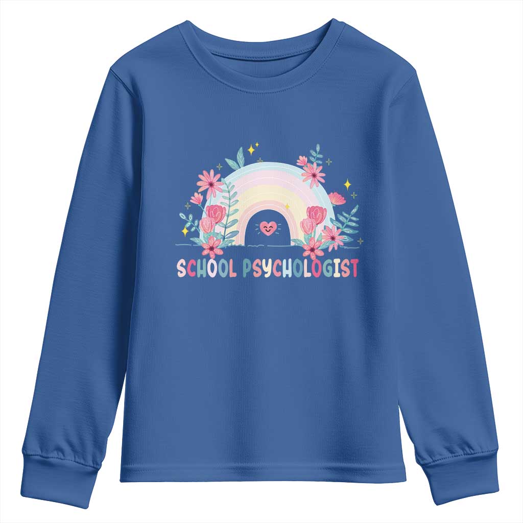 Mental Health School Psychologist Youth Sweatshirt