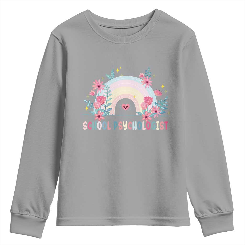 Mental Health School Psychologist Youth Sweatshirt