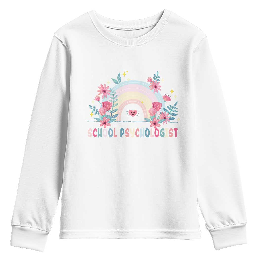 Mental Health School Psychologist Youth Sweatshirt
