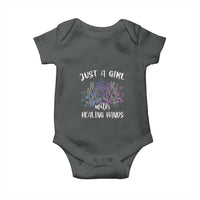 Masseuse Baby Onesie Just a Girl with Healing Hands Massage Therapy