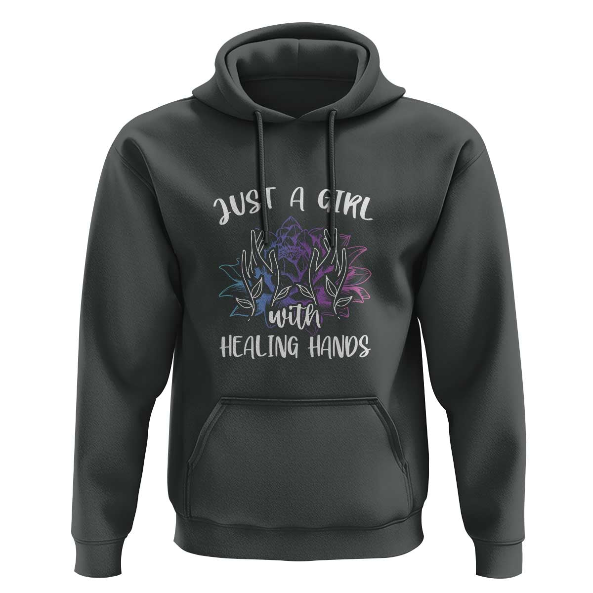 Masseuse Hoodie Just a Girl with Healing Hands Massage Therapy