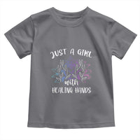 Masseuse Toddler T Shirt Just a Girl with Healing Hands Massage Therapy