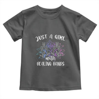 Masseuse Toddler T Shirt Just a Girl with Healing Hands Massage Therapy