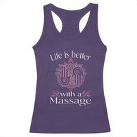 Massage Therapy Racerback Tank Top Life Is Better With A Massage