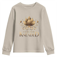 Massage Therapy Youth Sweatshirt Nice to be Kneaded