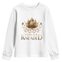 Massage Therapy Youth Sweatshirt Nice to be Kneaded