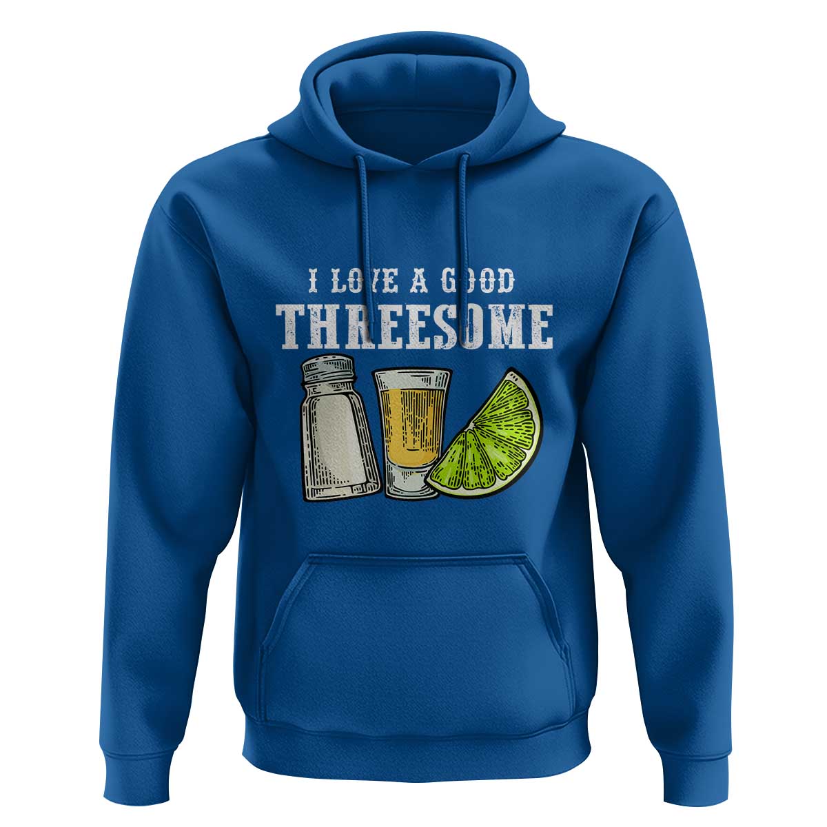 Funny Bartender Hoodie I Love Good Threesom Salt Lime Tequila