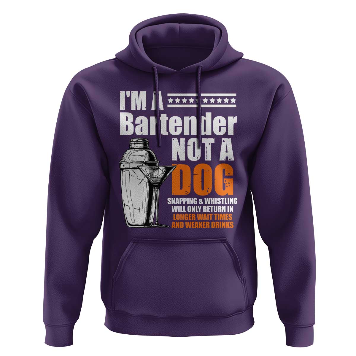 I'm A Bartender Not A Dog Hoodie