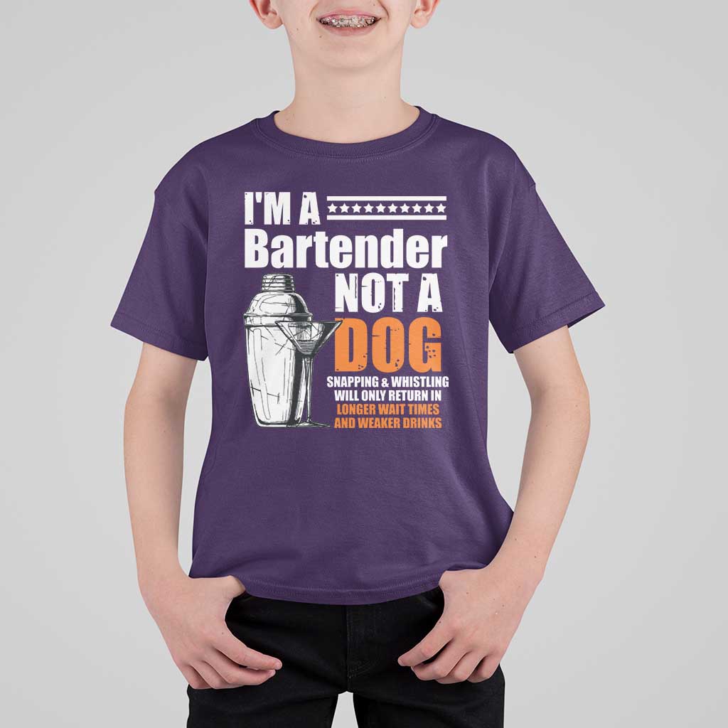 I'm A Bartender Not A Dog T Shirt For Kid