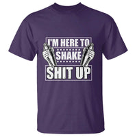 Funny Bartender T Shirt I'm Here To Shake Shit Up