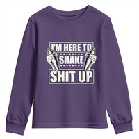 Funny Bartender Youth Sweatshirt I'm Here To Shake Shit Up