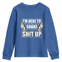 Funny Bartender Youth Sweatshirt I'm Here To Shake Shit Up