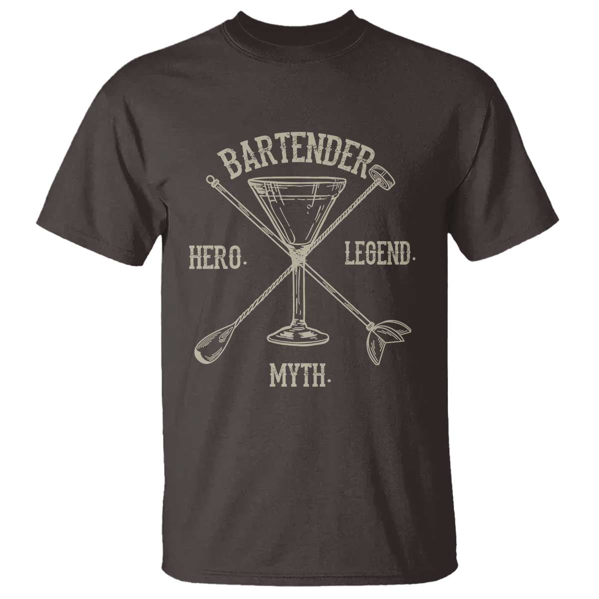 Bartender Hero Myth Legend T Shirt
