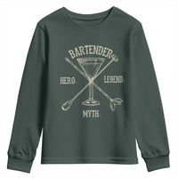 Bartender Hero Myth Legend Youth Sweatshirt
