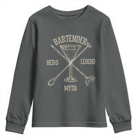Bartender Hero Myth Legend Youth Sweatshirt