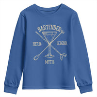 Bartender Hero Myth Legend Youth Sweatshirt