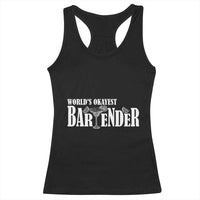 World's Okayest Bartender Racerback Tank Top
